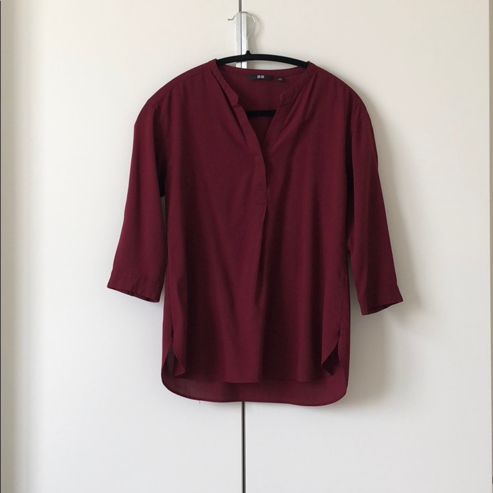 Rayon 3/4 Sleeve Blouse